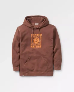 Rooted In Nature Long Sleeve Hoodie - Chestnut