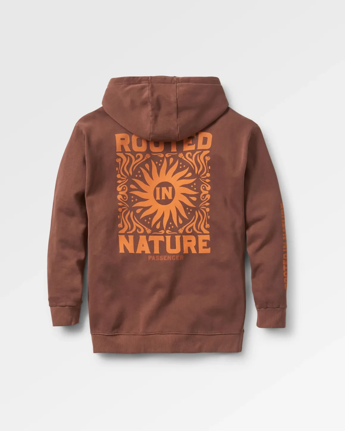 Rooted In Nature Long Sleeve Hoodie - Chestnut