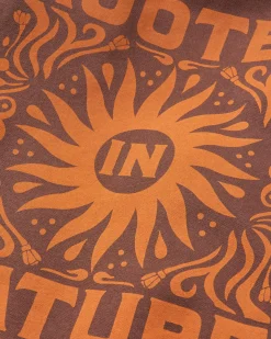 Rooted In Nature Long Sleeve Hoodie - Chestnut