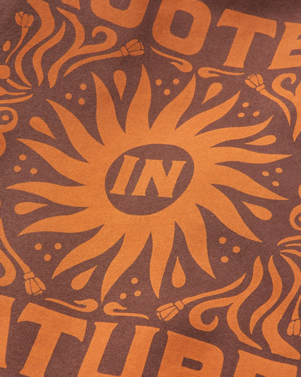 Rooted In Nature Long Sleeve Hoodie - Chestnut