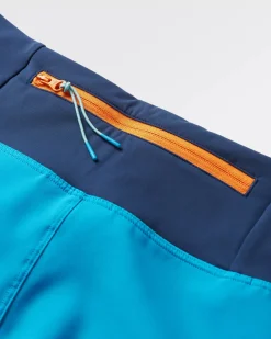 Roundtrip Recycled All Purpose Trail Shorts - Blue Pool