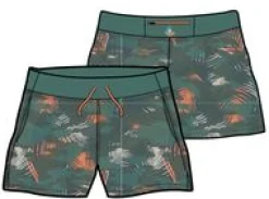 Roundtrip Recycled All Purpose Trail Short - Palm Camo Deep Sea
