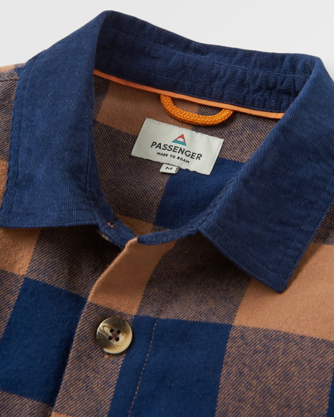 Rustic 2.0 Organic Cotton Long Sleeve Shirt - Toffee/Rich Navy Buffalo