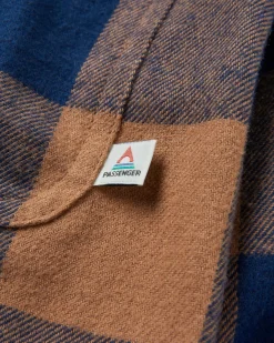 Rustic 2.0 Organic Cotton Long Sleeve Shirt - Toffee/Rich Navy Buffalo