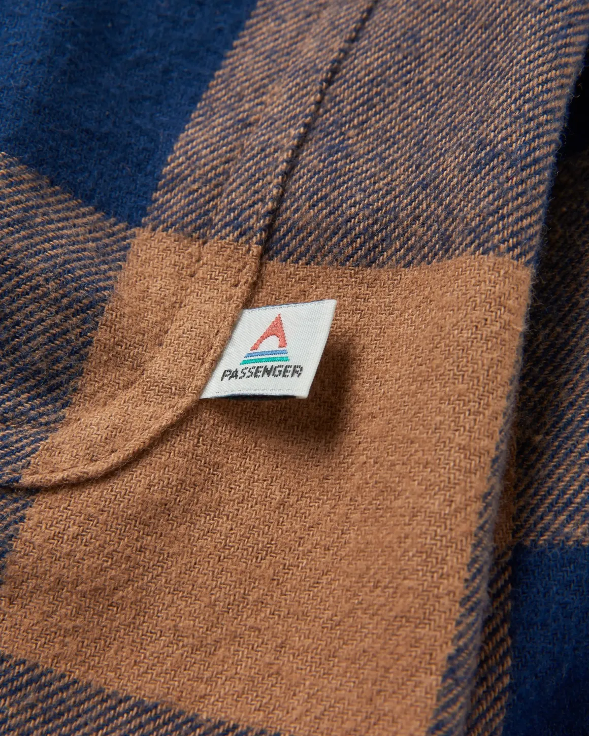 Rustic 2.0 Organic Cotton Long Sleeve Shirt - Toffee/Rich Navy Buffalo