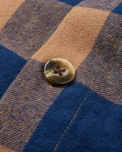 Rustic 2.0 Organic Cotton Long Sleeve Shirt - Toffee/Rich Navy Buffalo