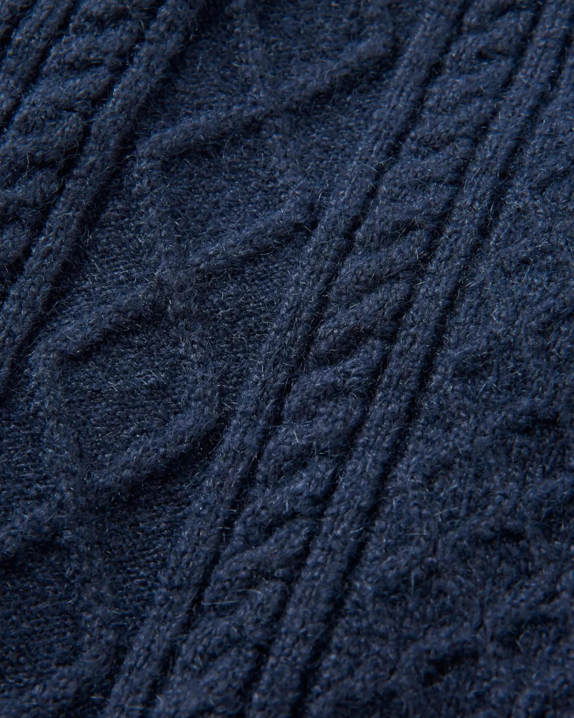 Sandbar Cable Knitted Sweater - Rich Navy