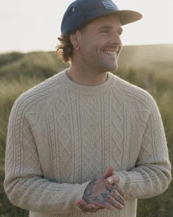 Sandbar Cable Knitted Sweater - Stone