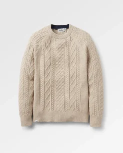 Sandbar Cable Knitted Sweater - Stone