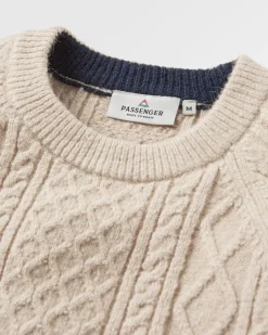 Sandbar Cable Knitted Sweater - Stone