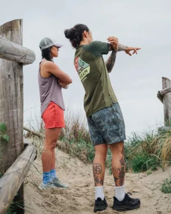 Sandune Trail Shorts - Abstract Seaweed Pistachio