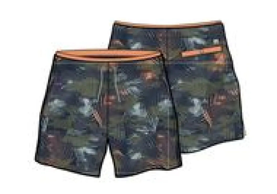 Sandune Trail Shorts - Palm Camo Apricot