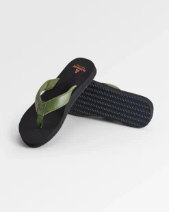 Santos Flip Flop - Khaki Green