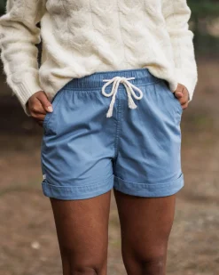 Santosa Twill Shorts - Blue Shadow