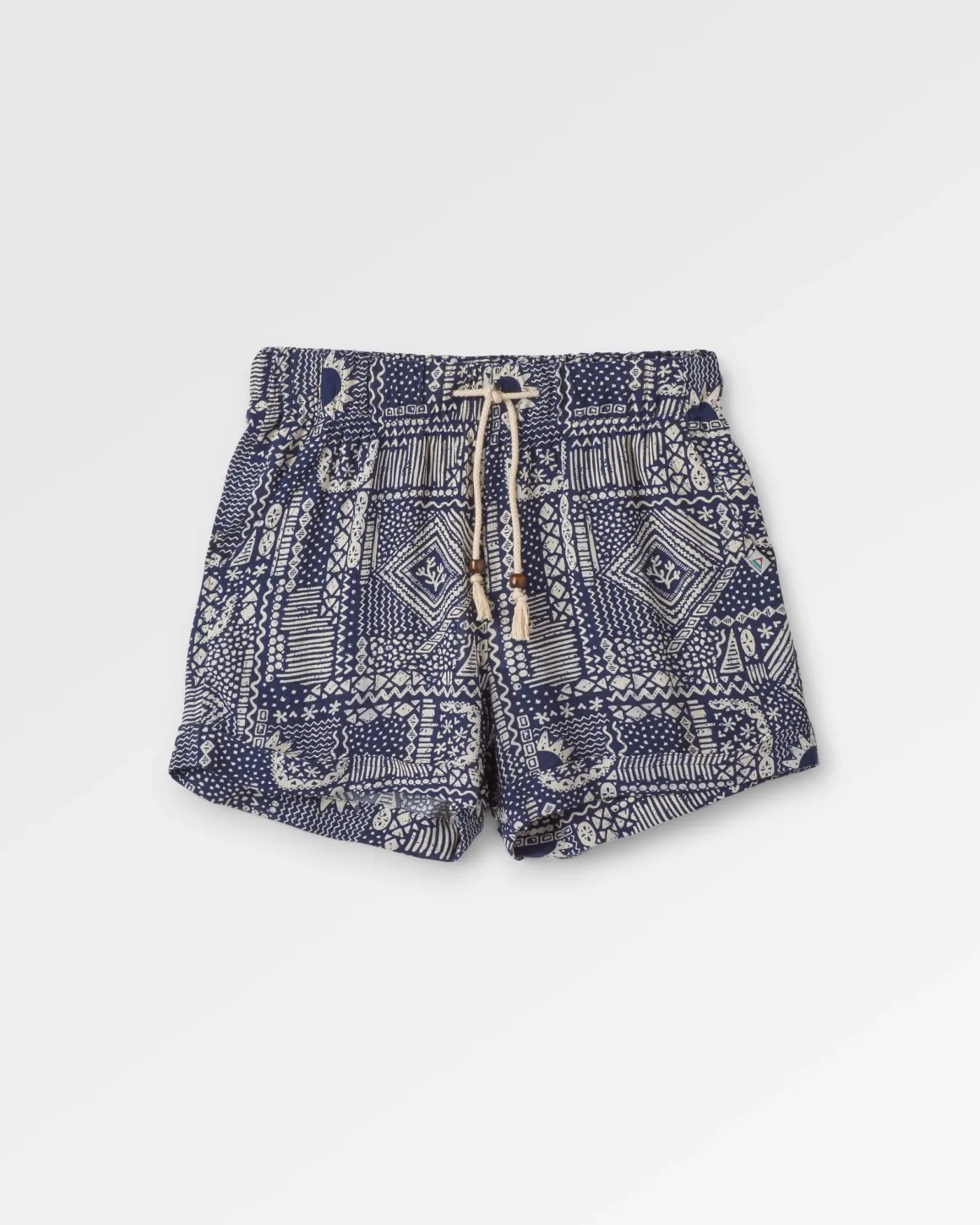 Santosa Woven Shorts - Vintage Patchwork Navy