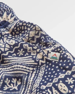 Santosa Woven Shorts - Vintage Patchwork Navy