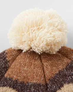 Scenic Recycled Bobble Hat - Scenic Toffee