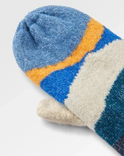 Scenic Recycled Fleece Lined Mittens - Scenic Orange