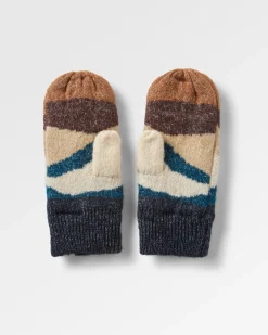 Scenic Recycled Fleece Lined Mittens - Scenic Toffee