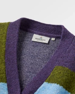 Scenic Recycled Knitted Cardigan - Scenic Deep Plum