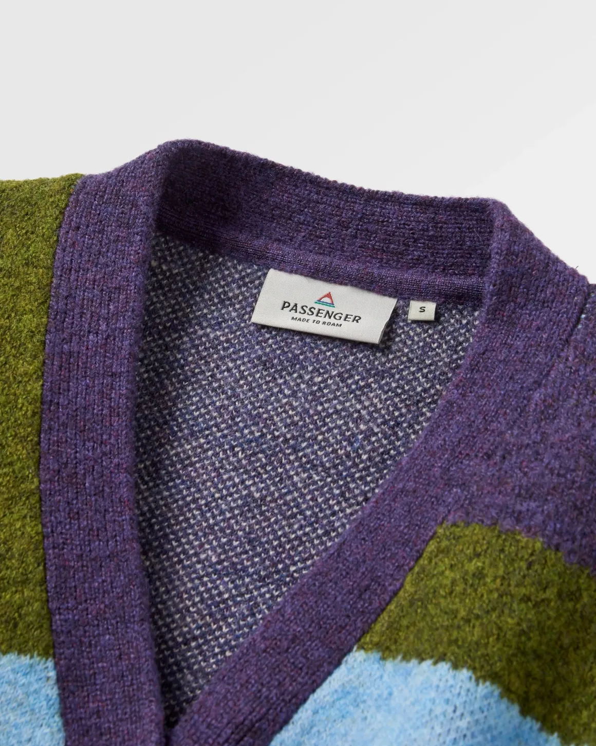 Scenic Recycled Knitted Cardigan - Scenic Deep Plum