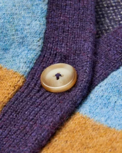 Scenic Recycled Knitted Cardigan - Scenic Deep Plum