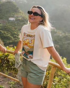 Seasonal Recycled Cotton Oversized T-Shirt - Birch