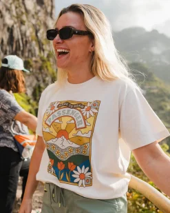 Seasonal Recycled Cotton Oversized T-Shirt - Birch