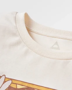 Seasonal Recycled Cotton Oversized T-Shirt - Birch