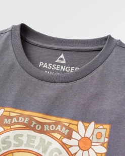 Seasonal Recycled Cotton Oversized T-Shirt - Charcoal