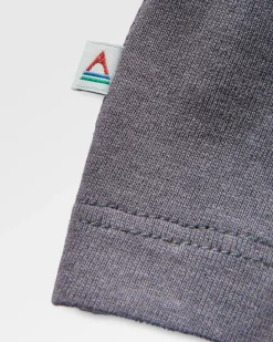 Seasonal Recycled Cotton Oversized T-Shirt - Charcoal