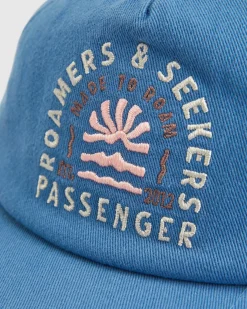 Seekers Recycled Cotton Low Profile Hat - Moonlight Blue