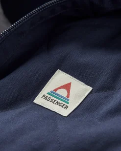 Sefton Recycled Deep-Pile Sherpa Full Zip Fleece - Abstract Mountain Blue Steel