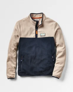 Set Off Recycled Polar Quarter Zip Fleece - Oatmeal