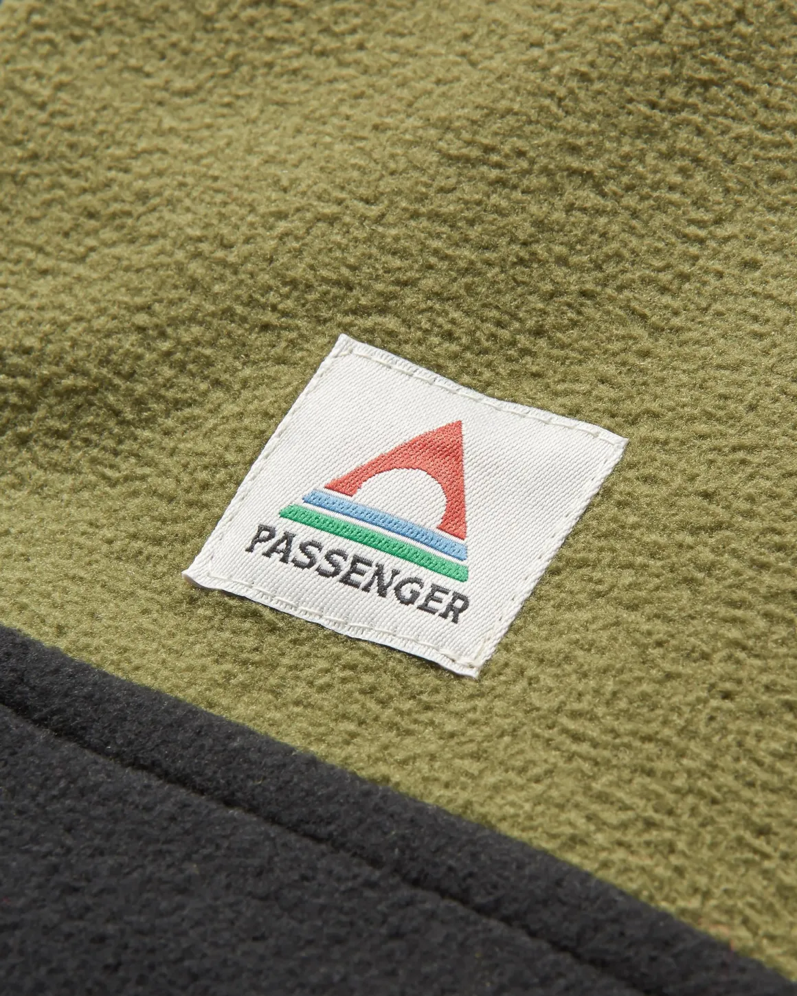 Set Off Recycled Polar Quarter Zip Fleece - Khaki