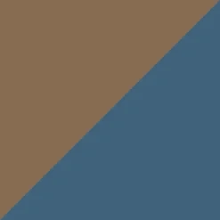 Set Off Recycled Polar Quarter Zip Fleece - Toffee/Blue Steel