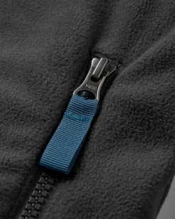 Set Off Recycled Polar Quarter Zip Fleece - Deep Plum/Charcoal