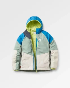 Shasta Lightweight Women's Recycled Thermore Insulated Jacket - Pistachio/Blue Steel