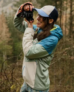 Shasta Lightweight Women's Recycled Thermore Insulated Jacket - Pistachio/Blue Steel