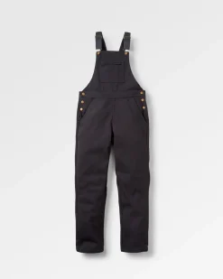 Shuffle Organic Cotton Overalls - Black