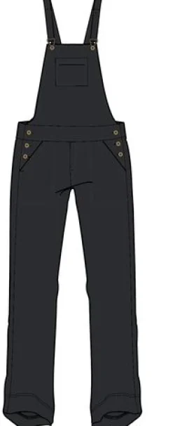 Shuffle Organic Cotton Overalls - Black