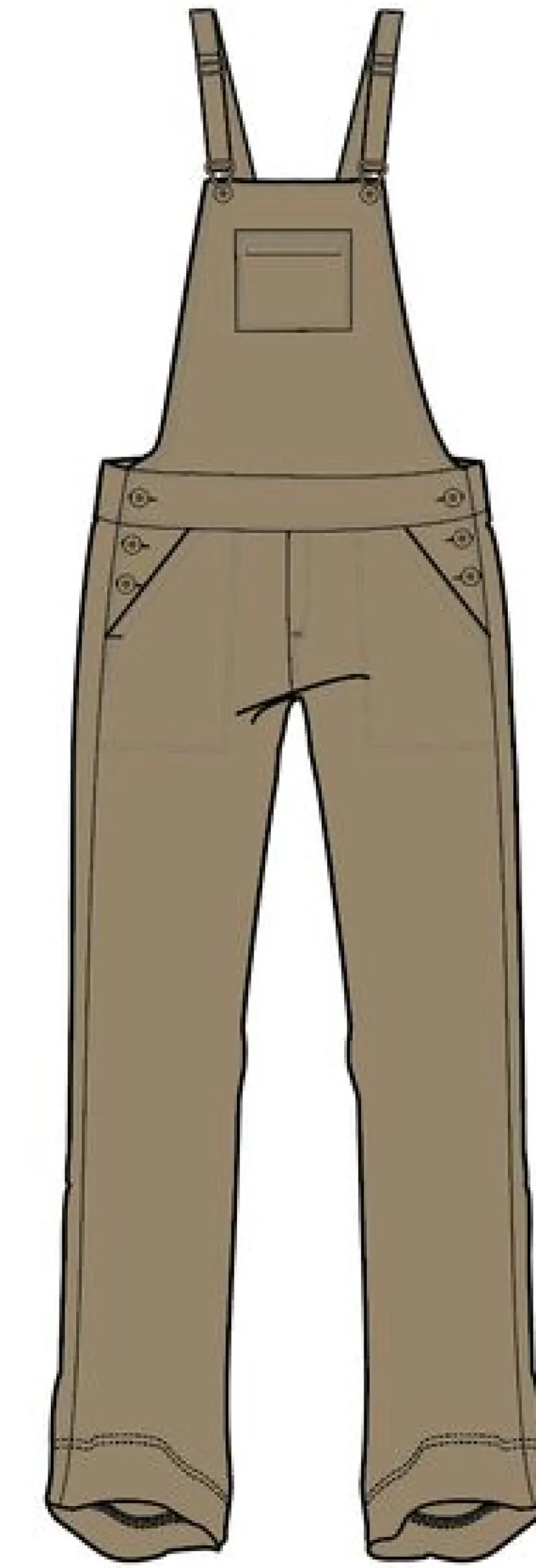 Shuffle Organic Cotton Overalls - Elmwood