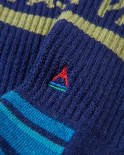 Sierra Active Socks - Tidal Blue