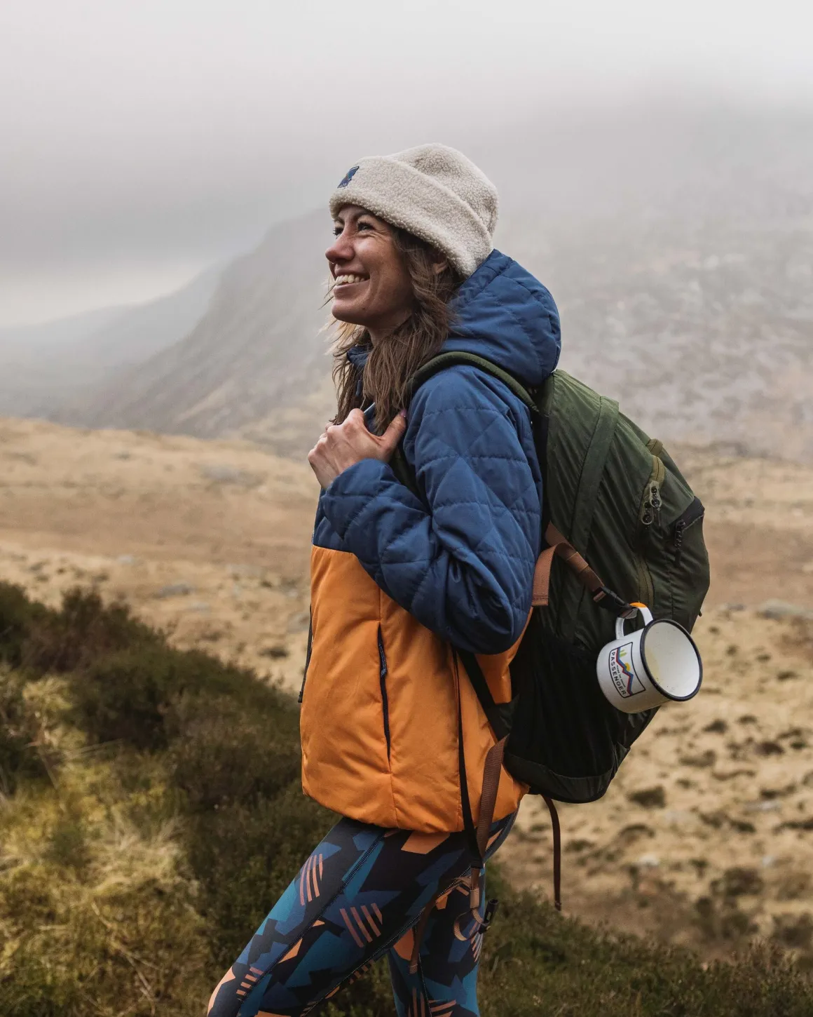 Singletrack Recycled Thermore® Insulated Jacket - Dark Denim/ Apricot