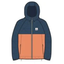 Singletrack Recycled Thermore® Insulated Jacket - Dark Denim/ Apricot