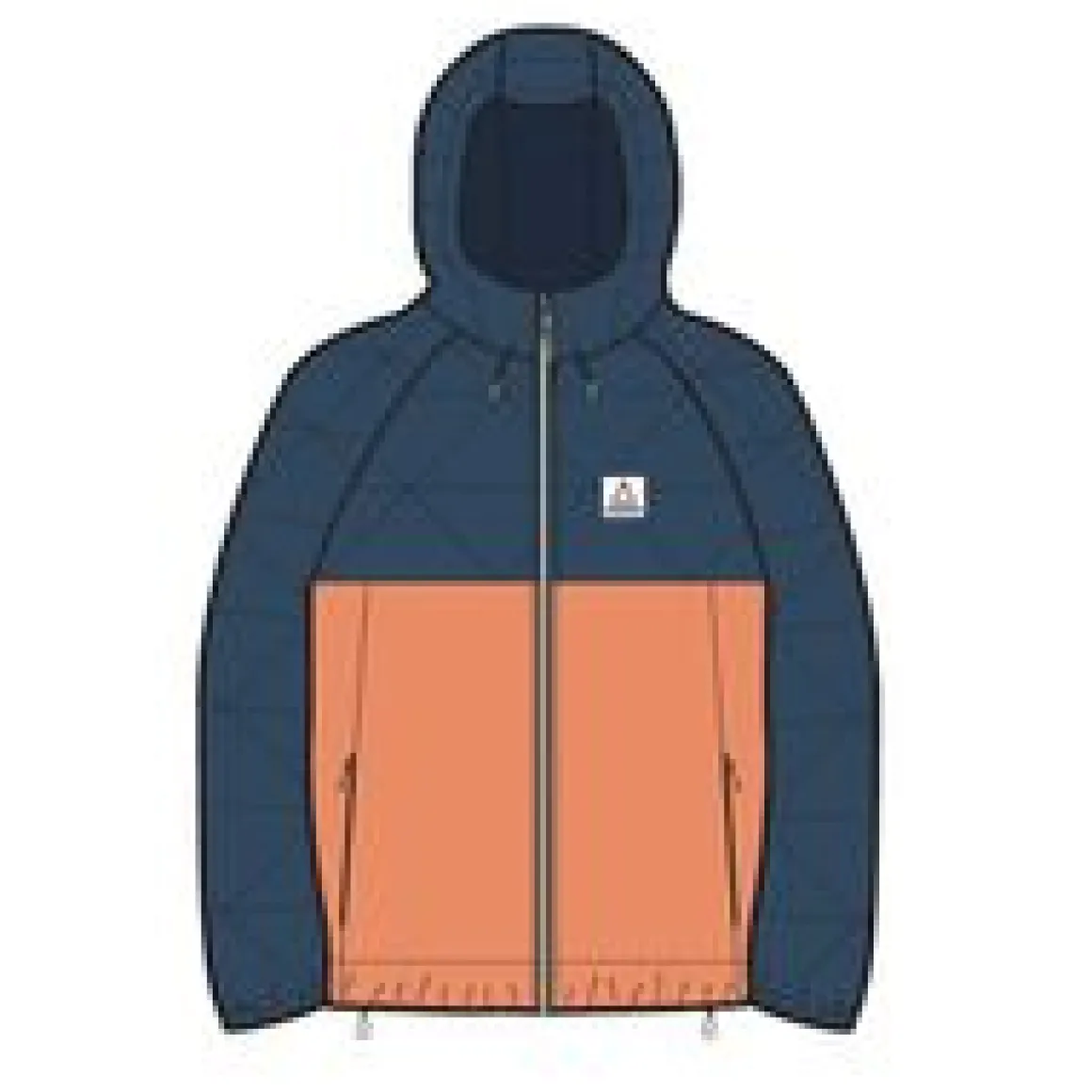 Singletrack Recycled Thermore® Insulated Jacket - Dark Denim/ Apricot