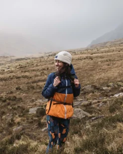 Singletrack Recycled Thermore® Insulated Jacket - Dark Denim/ Apricot