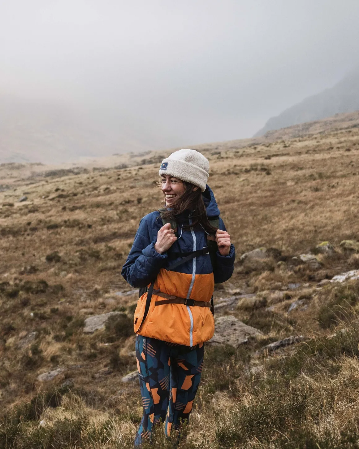 Singletrack Recycled Thermore® Insulated Jacket - Dark Denim/ Apricot