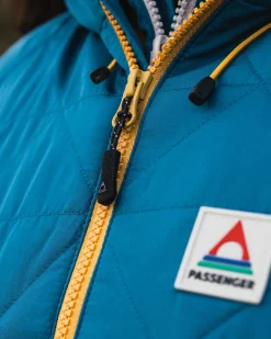 Singletrack Recycled Thermore® Insulated Jacket - Corsair Blue/ Jungle Green