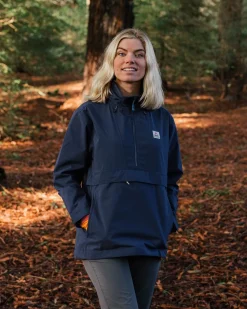 Skyline Recycled Water Resistant Pullover - Rich Navy